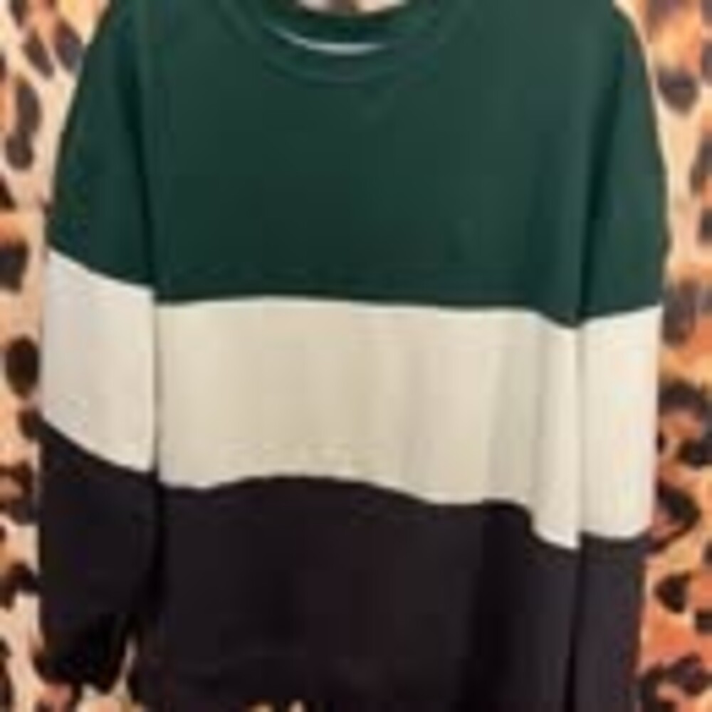 Color-Block Crewneck Sweatshirt